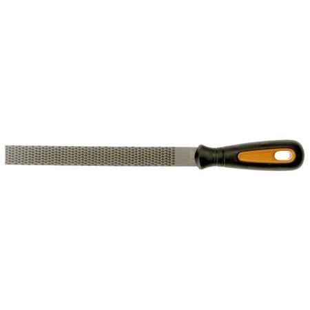 RASP, HALF ROUND BASTARD CUT 25cm, ERGO HANDLE