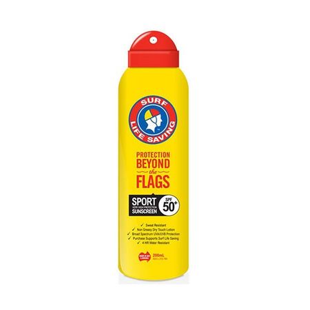 SUNSCREEN, SURF LIFE SAVING 175g,SPF 50+,AERSL SPRAY SPORT