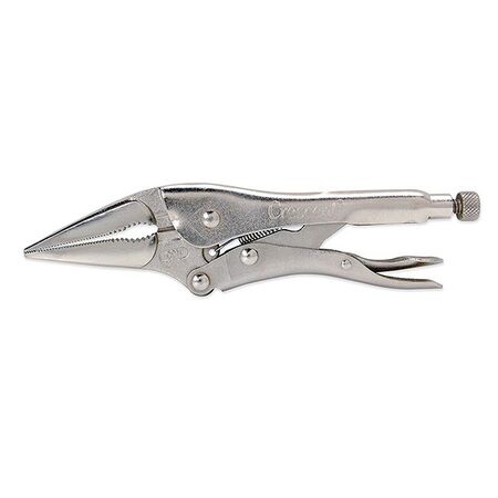 LOCKING PLIER, 150mm(6in) LONG NOSE W/WIRE CUTTER
