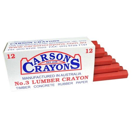 CRAYON RED (12) PER PACK