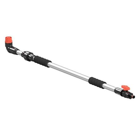 UNDER VEHICLE WASHER WITH IN-LINE DISPENSER