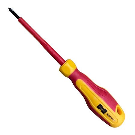 SCREWDRIVER, 1000V,PHILLIPS HD #0, 75mm BLADE LENGTH