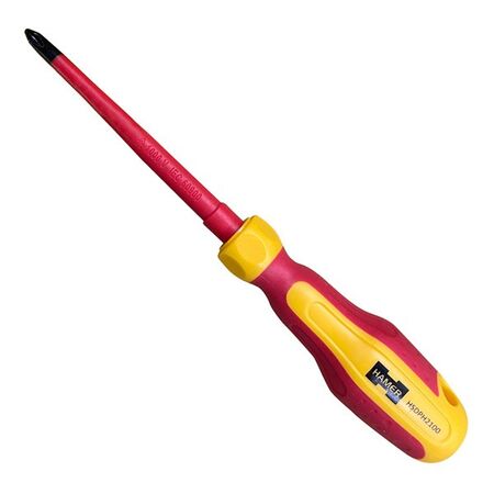 SCREWDRIVER, 1000V,PHILLIPS HD #2, 100mm BLADE LENGTH