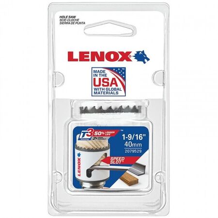 HOLESAW, 40mm BI METAL SPEED SLOT