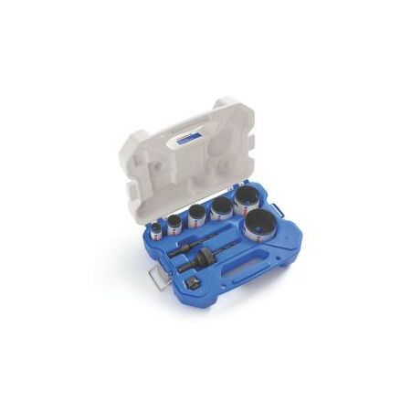 HOLESAW KIT, 9 PIECE, BI METAL ELECTRICIANS, SNAP-BACK