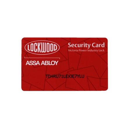 SECURITY CARD, ORIGINAL VIC POWER INDUSTRY