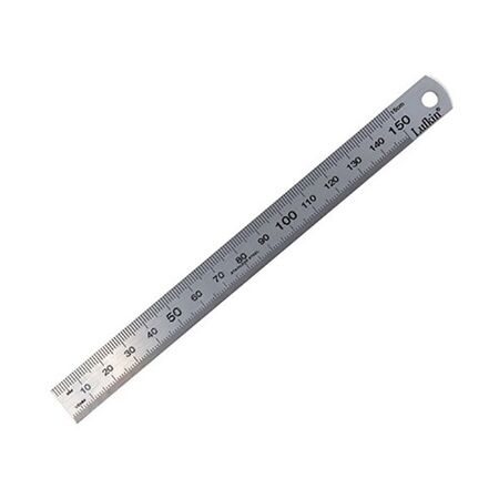 RULE 150mm x 15mm STAINLESS STEEL