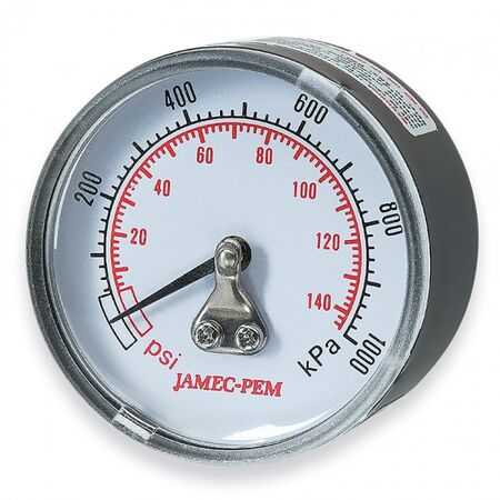 GAUGE, DRY, 50mm, 1/4in 145PSI