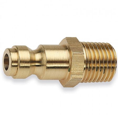 ADAPTOR, F902B, BRASS 1/4in BSP, MALE (5)