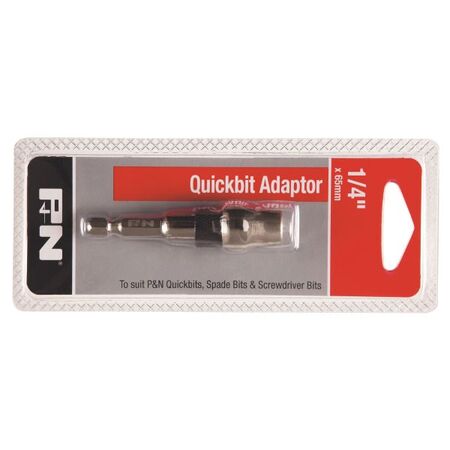 QUICKFIT ADAPTOR, 65mm x 1/4in SHANK
