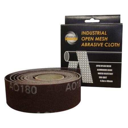 ABRASIVE MESH INDUSTRIAL 180GR 4.6x40mm PLUMBER PIPE CLEAN(2)
