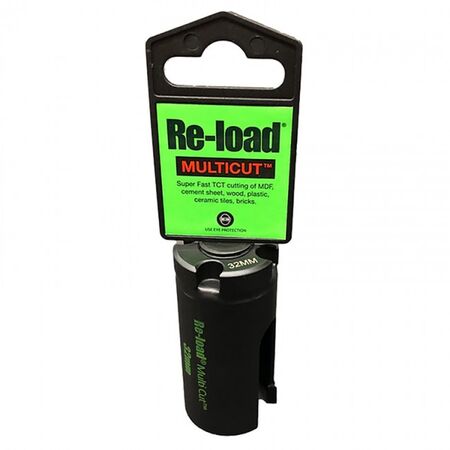 HOLESAW, RELOAD, MULTI-CUT TCT, 32mm