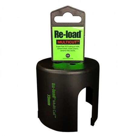 HOLESAW, RELOAD, MULTI-CUT TCT, 73mm