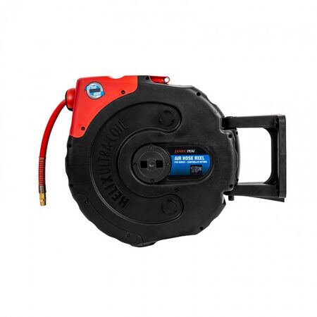 HOSE REEL, HELIX, PVC, AIR 15m, CONTROLLED RETURN