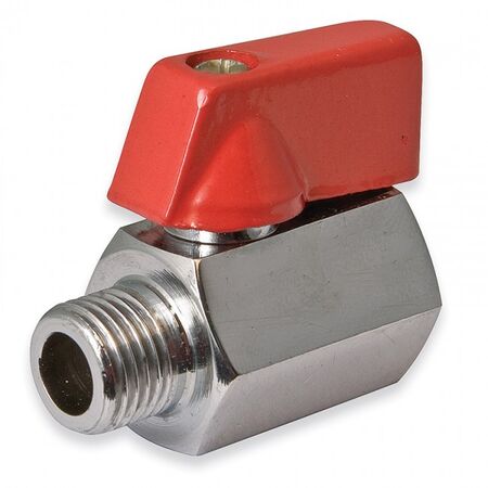MINI BALL VALVE, 1/4in BSP MALE/FEMALE
