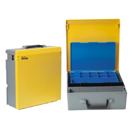 ROLACASE WITH LIFTOUT TRAY & QUICK KIT BLK/GRY 370x370x130