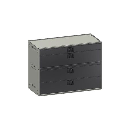 DRAWER CABINET KIT 10 SERIES RC7/100,1 x RC1001, 3 x RC1002