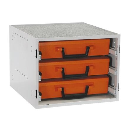 ROLACASE KIT WITH 3 STANDARD CASES,CLOSED SIDES