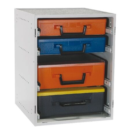 ROLACASE KIT WITH 2LRG AND 2 STD CASES,CLOSED LIDS