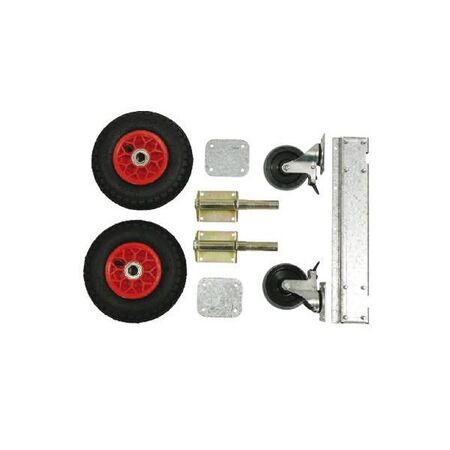 PNEUMATIC WHEEL KIT FOR SINGLE MODULAR WORK STATION