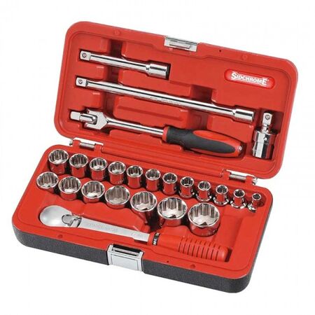 SOCKET SET, 24PCE METRIC SOC/ACC