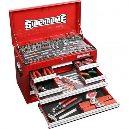 TOOL KIT, TOP CHEST METRIC/AF 176 PIECE