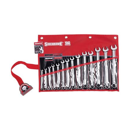 SPANNER SET, METRIC 14PCE RING & OPEN END