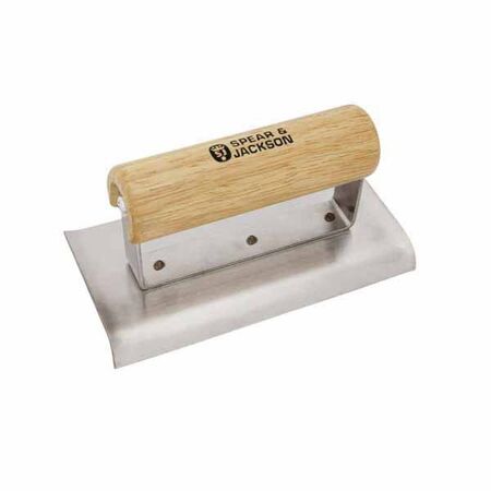 EDGER, CEMENT 150mm STAINLESS STEEL BLADE, TIMBER HANDLE