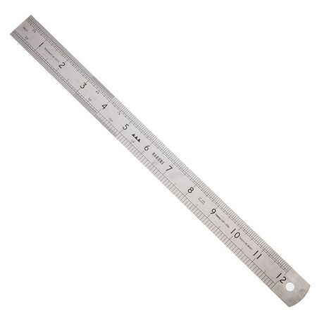 RULE PRECISION STEEL, 300mm(12in)