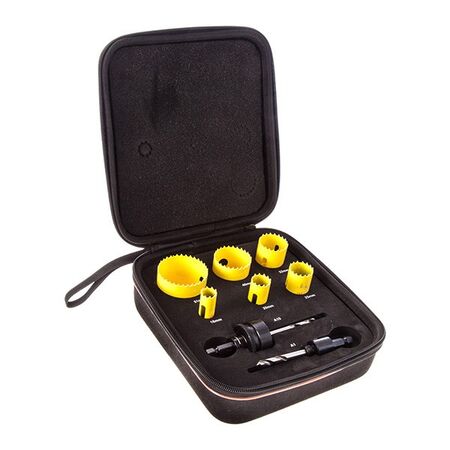 HOLESAW KIT, ELECTRICIANS CONSTANT PITCH 6TPI