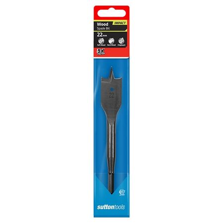 SPADE BIT 22mm x 155mm SUTSB22