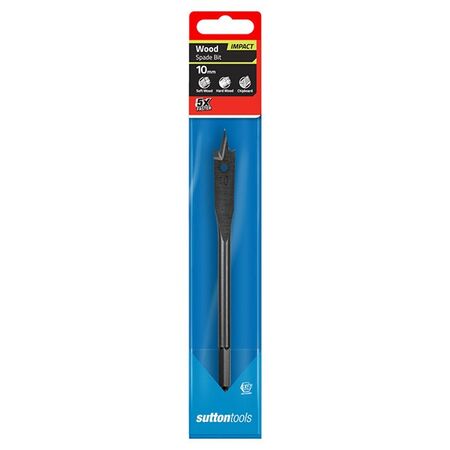 SPADE BIT 10mm x 155mm SUTSB10