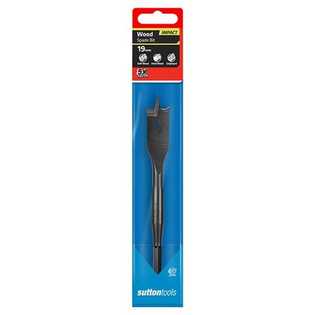 SPADE BIT 19mm x 155mm SUTSB19