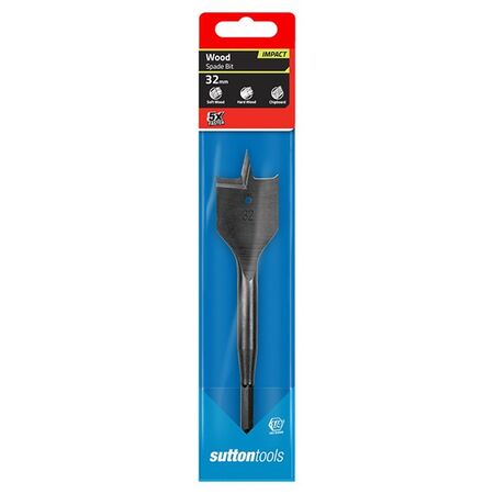 SPADE BIT 32mm x 155mm SUTSB32