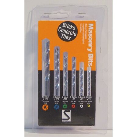 MASONRY DRILL SET 6pce SUTSMD2