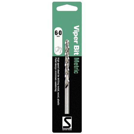 JOBBER DRILL 6mm x 102mm HSS SUTHSS60