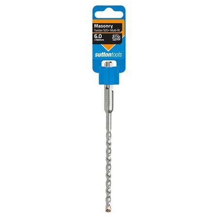 DRILL BIT, MASONRY TWISTER SDS MULTIFIT 6 x 160mm