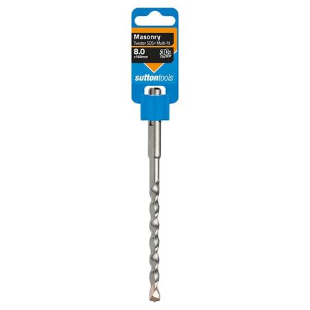 DRILL BIT, MASONRY TWISTER SDS MULTIFIT 8 x 160mm