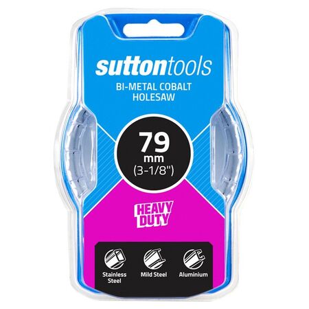 HOLESAW, 79mm BI METAL COBALT M42 WHITE