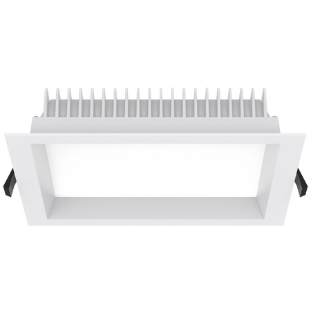 HANECO AURORA SQUARE 10W D/L 3CCT IP54 DIM 90MM C/O WHITE