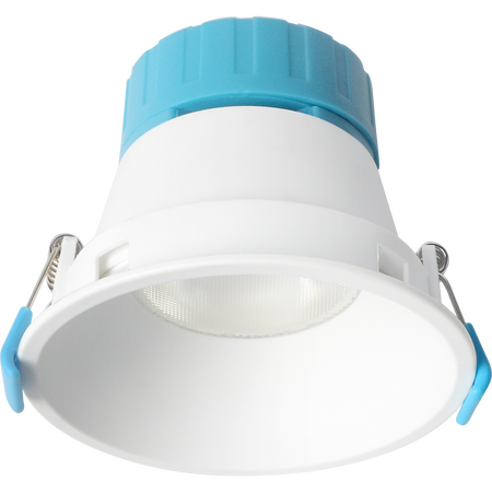 HANECO DULAR LED 8W FIXED TRIMLESS LENS D/L BUILT-IN FF DRIVER IP44 3CCT CRI90 WH