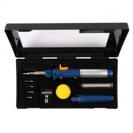 BLOW TORCH & SOLDERING IRON BUTANE, 11 PIECE KIT