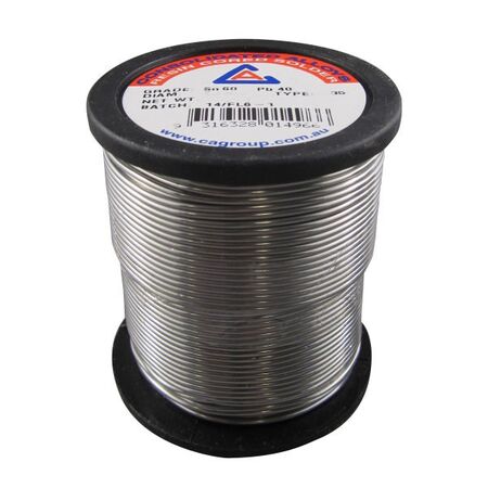 SOLDER 60/40 RESIN CORE 1.6mm 250gm SPOOL