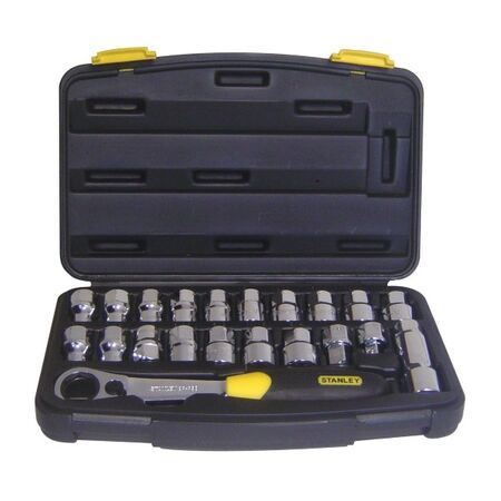 SOCKET SET 21PCE THRUDRIVE AF + METRIC PROFESSIONAL GRADE