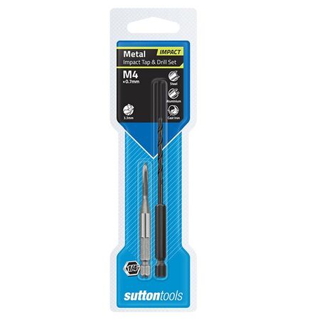 IMPACT TAP & DRILL SET, 3.3mm M4 x 0.7 INTERMEDIATE