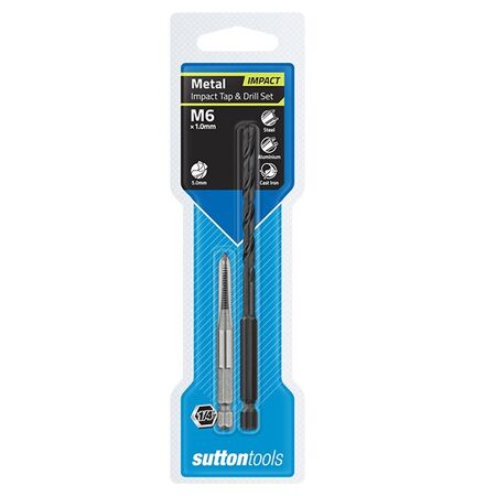 IMPACT TAP & DRILL SET, 5mm M6 x 1 INTERMEDIATE
