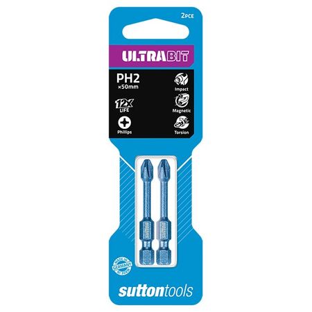 BIT, SCREWDRIVER PHIL ULTRA PH2 x 50mm [2]