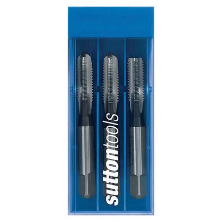 TAP SET, HSS M8 x 1.25mm PITCH 3PCE, TAPER, INTER, BOTTOM