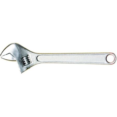 WRENCH, ADJUSTABLE 150mm CHROME