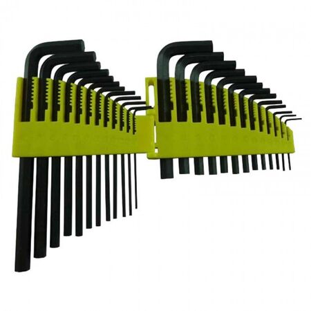 HEX KEY SET, 25 PIECE 1.27 to 10mm & 1/16 to 3/8in
